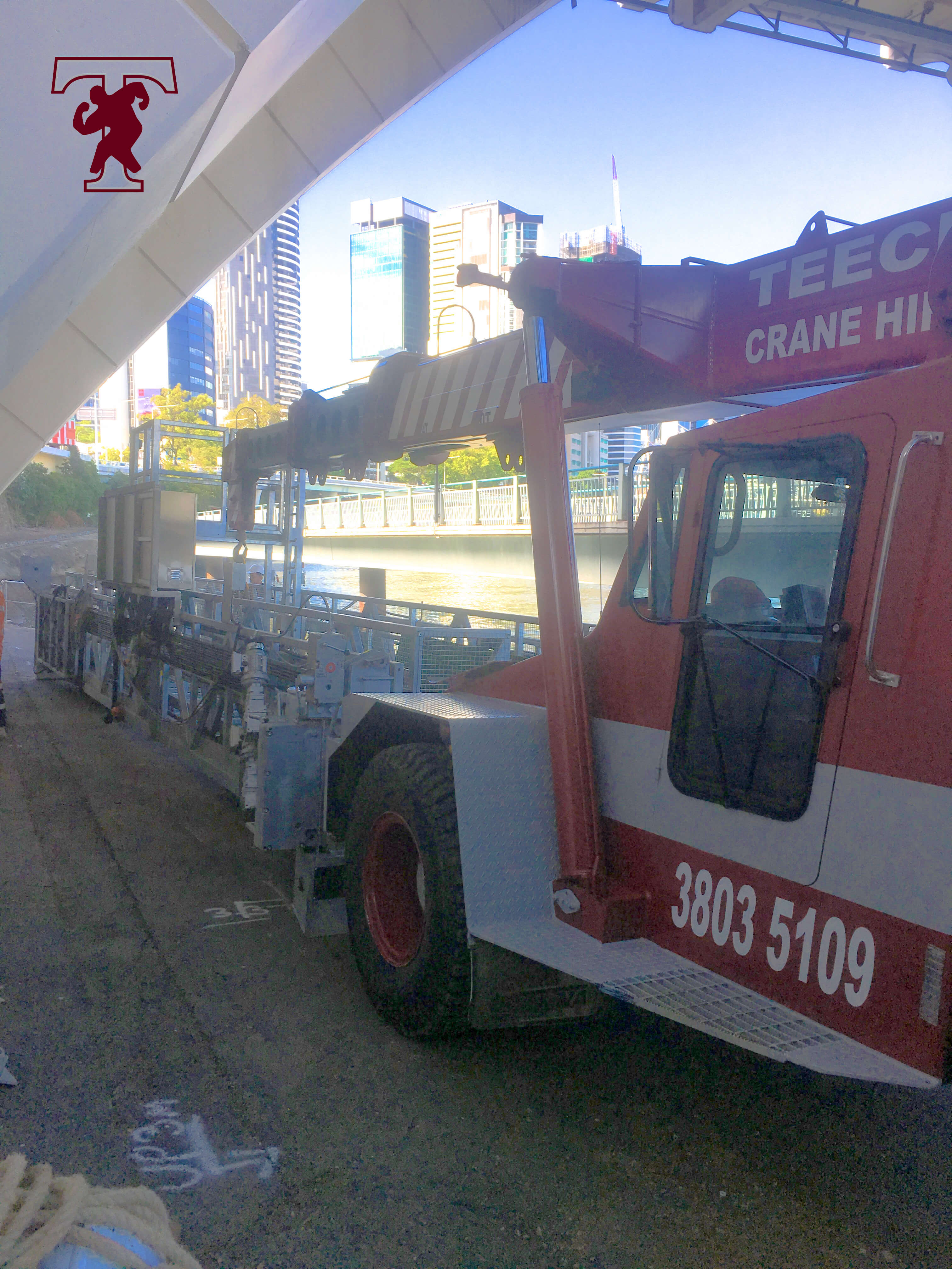 Teece Crane Hire, Franna, Mobile Crane Hire, Logan