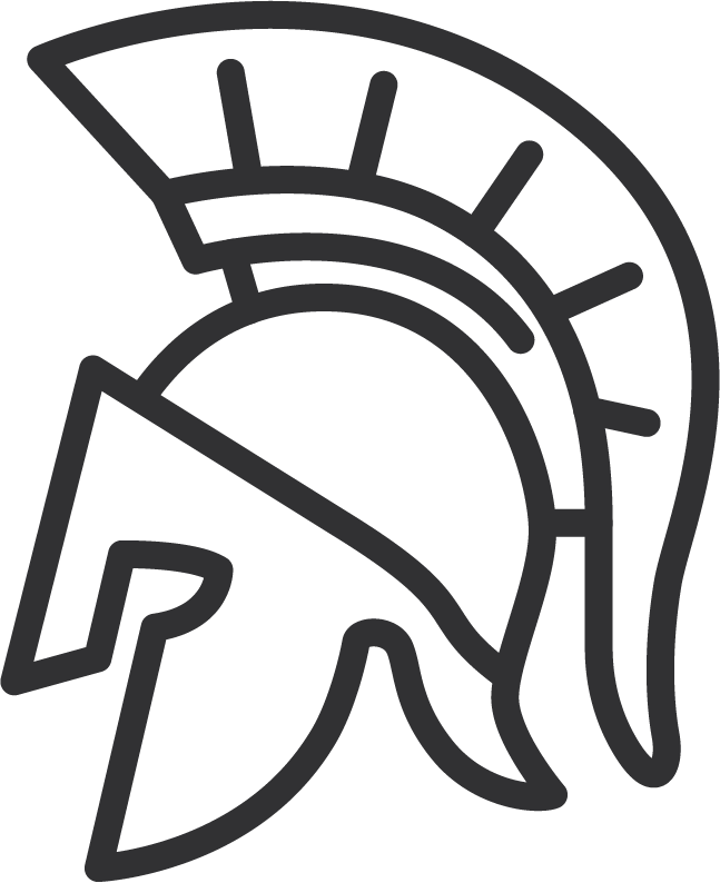 Icon of a Spartan Helmet