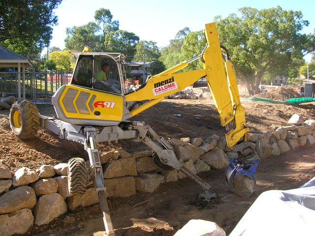 Caldme Excavations - menzi spider excavator
