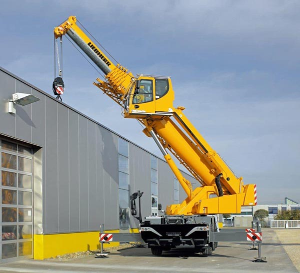 Maximus Cranes 50 Tonne Liebherr Mobile Slewing Crane for hire