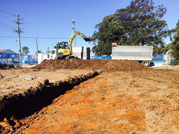 mega work construction earthmoving equipment hire demolition in Sydney