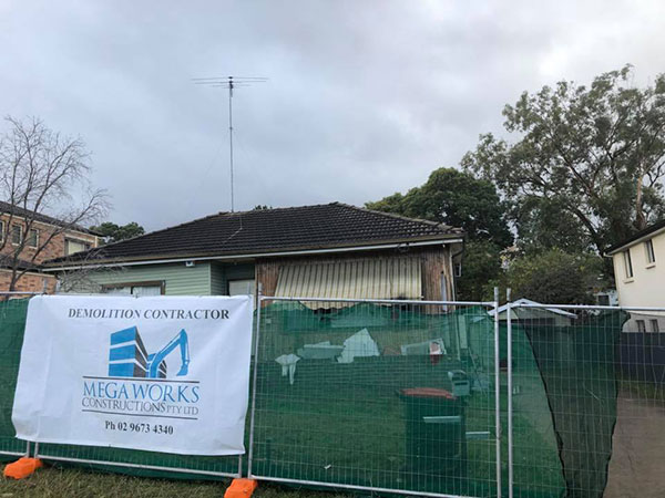 mega works constructions commercial demolition in sydney