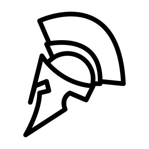 Icon of a Spartan Helmet